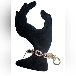 RJ Graziano Iridescent Pink And Gold Heart Bracelet for mary kay